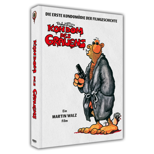 Preview: Kondom des Grauens (3-Disc Limited Collector‘s Edition Nr. 90) [4K-UHD Blu-ray & 2 Blu-rays, Cover A, Mediabook, Limitierte Auflage]