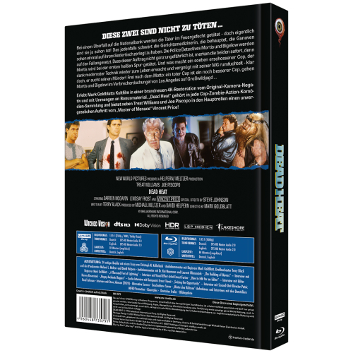 Dead Heat (2-Disc Limited Collector‘s Edition Nr. 93) [4K-UHD Blu-ray & Blu-ray, Cover A, Mediabook, Limitiert auf 222 Stück]