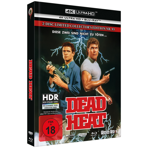 Dead Heat (2-Disc Limited Collector‘s Edition Nr. 93) [4K-UHD Blu-ray & Blu-ray, Cover D, Mediabook, Limitiert auf 222 Stück]