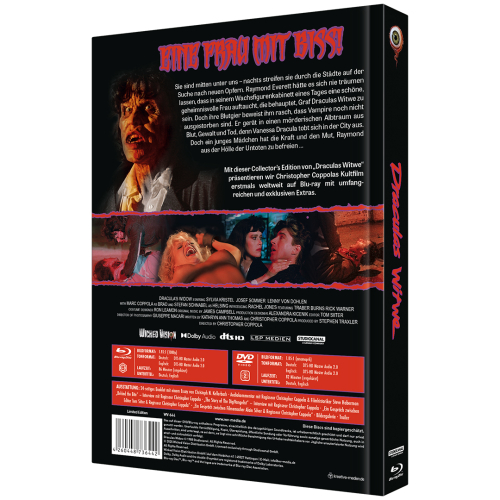 Preview: Draculas Witwe (2-Disc Limited Collector’s Edition Nr. 95) Shop-Exklusiv mit Autogramm von Christopher Coppola - Auf 666 Stück Limitiert