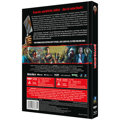 Intruder (2-Disc Uncut-Mediabook-Edition, 4K Ultra HD Blu-ray & Blu-ray, Cover C, Limited to 150 units]