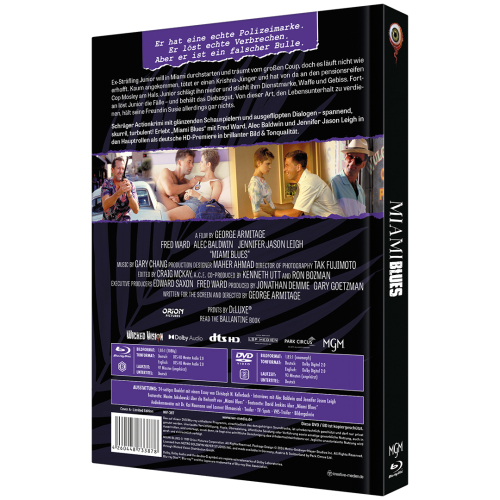 Preview: Miami Blues (2-Disc Limited Collector‘s Edition Nr. 81) [Cover A, Mediabook, Limitiert auf 444 Stück]