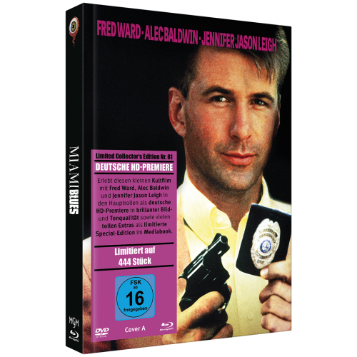 Preview: Miami Blues (2-Disc Limited Collector‘s Edition Nr. 81) [Cover A, Mediabook, Limitiert auf 444 Stück]
