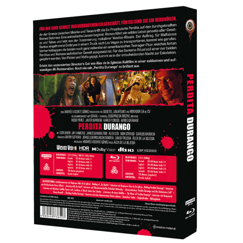 Preview: PERDITA DURANGO (2-Disc Limited Special Edition mit O-Card-Schuber] [4K Ultra HD Blu-ray & Blu-ray]