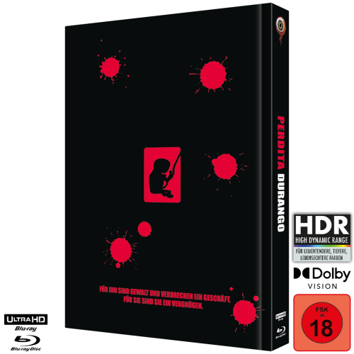 PERDITA DURANGO (3-Disc Limited Collector‘s Edition Nr. 77) [Mediabook Edition 4K Ultra HD, Blu-ray & Soundtrack CD] (Shop-Exklusiv)