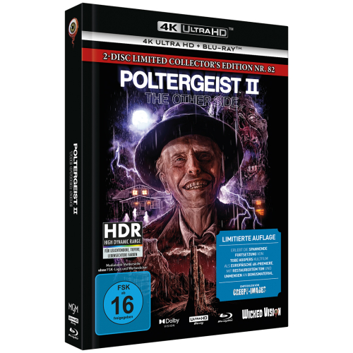 Poltergeist II - The Other Side (2-Disc Limited Collector‘s Edition Nr. 82) [Cover D, Mediabook, Ultra HD Blu-ray & Blu-ray, Limited Edition]