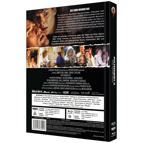 Preview: Poltergeist II - The Other Side (2-Disc Limited Collector‘s Edition Nr. 82) [Cover D, Mediabook, Ultra HD Blu-ray & Blu-ray, Limited Edition]