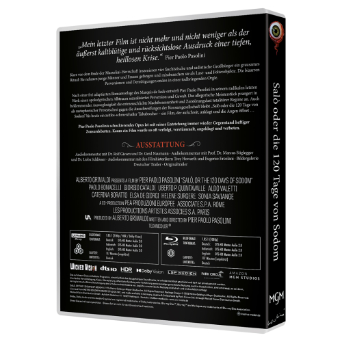Salò oder die 120 Tage von Sodom (5-Disc Deluxe Limited Edition) [Artwork A]