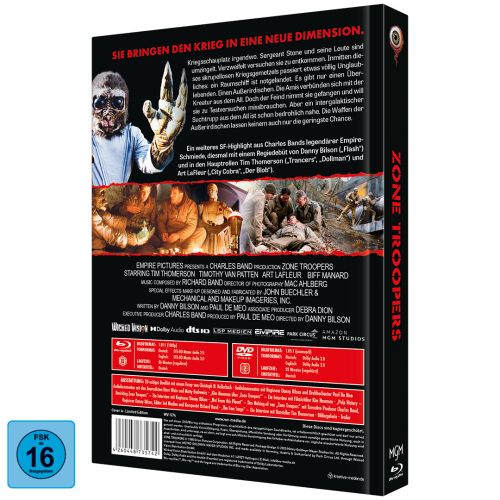 Preview: Zone Troopers (2-Disc Limited Collector‘s Edition Nr. 96) [Cover B, Mediabook, Limitiert auf 111 Stück]
