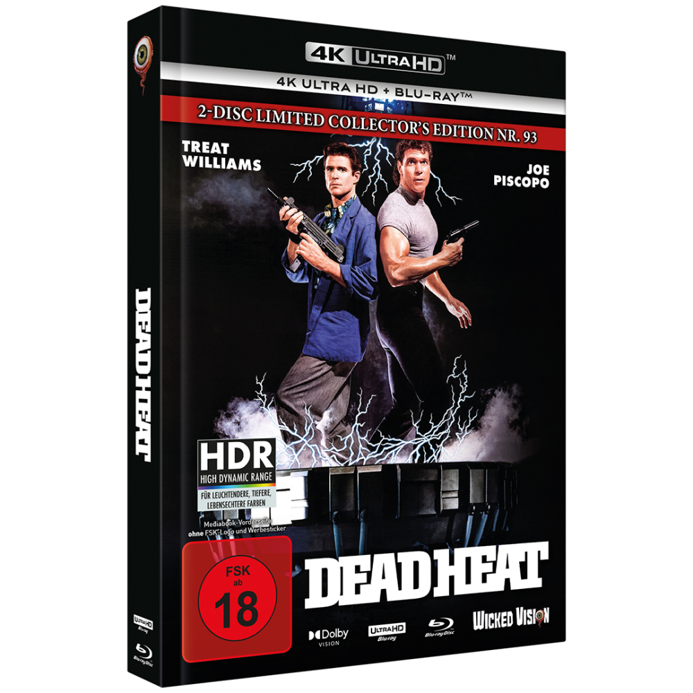 Dead Heat (2-Disc Limited Collector‘s Edition No. 93) [4K-UHD Blu-ray & Blu-ray, Cover C, Mediabook, Limited to 111 Units]