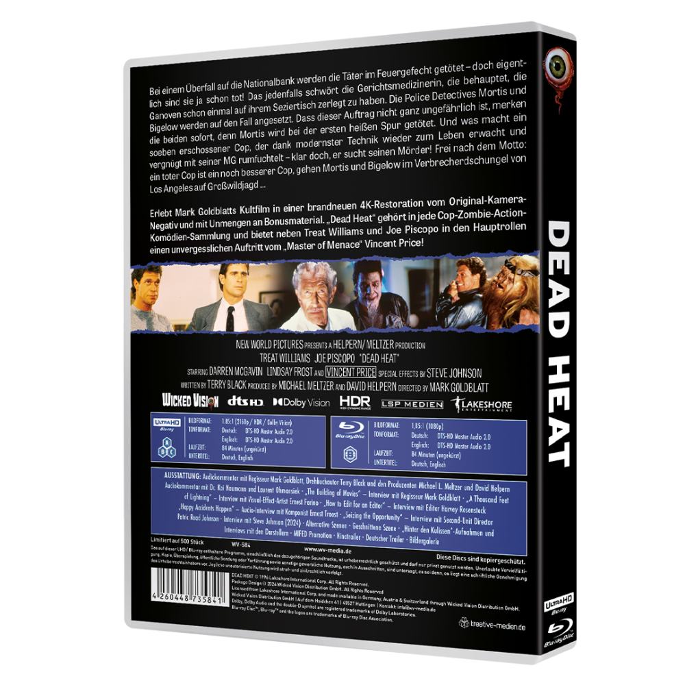 Dead Heat (2-Disc Limited Uncut-Edition) [4K-UHD Blu-ray & Blu-ray]