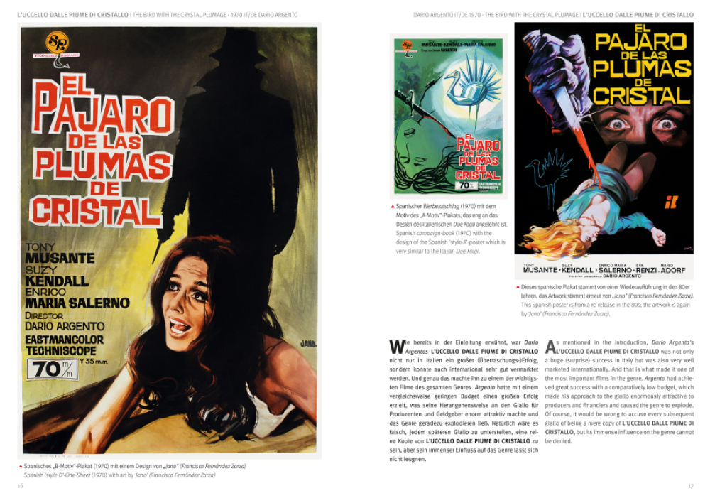 GIALLO MOVIE POSTERS Volume 2: 1970-1971