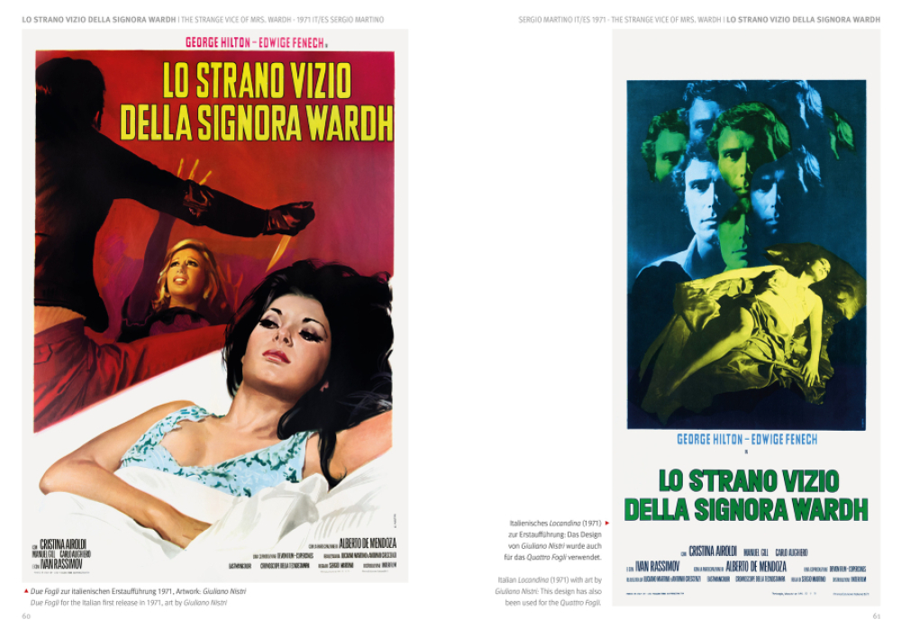 GIALLO MOVIE POSTERS Volume 2: 1970-1971