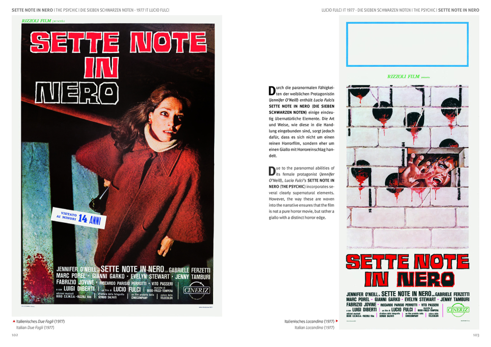 GIALLO MOVIE POSTERS Volume 4: 1975 – 2022