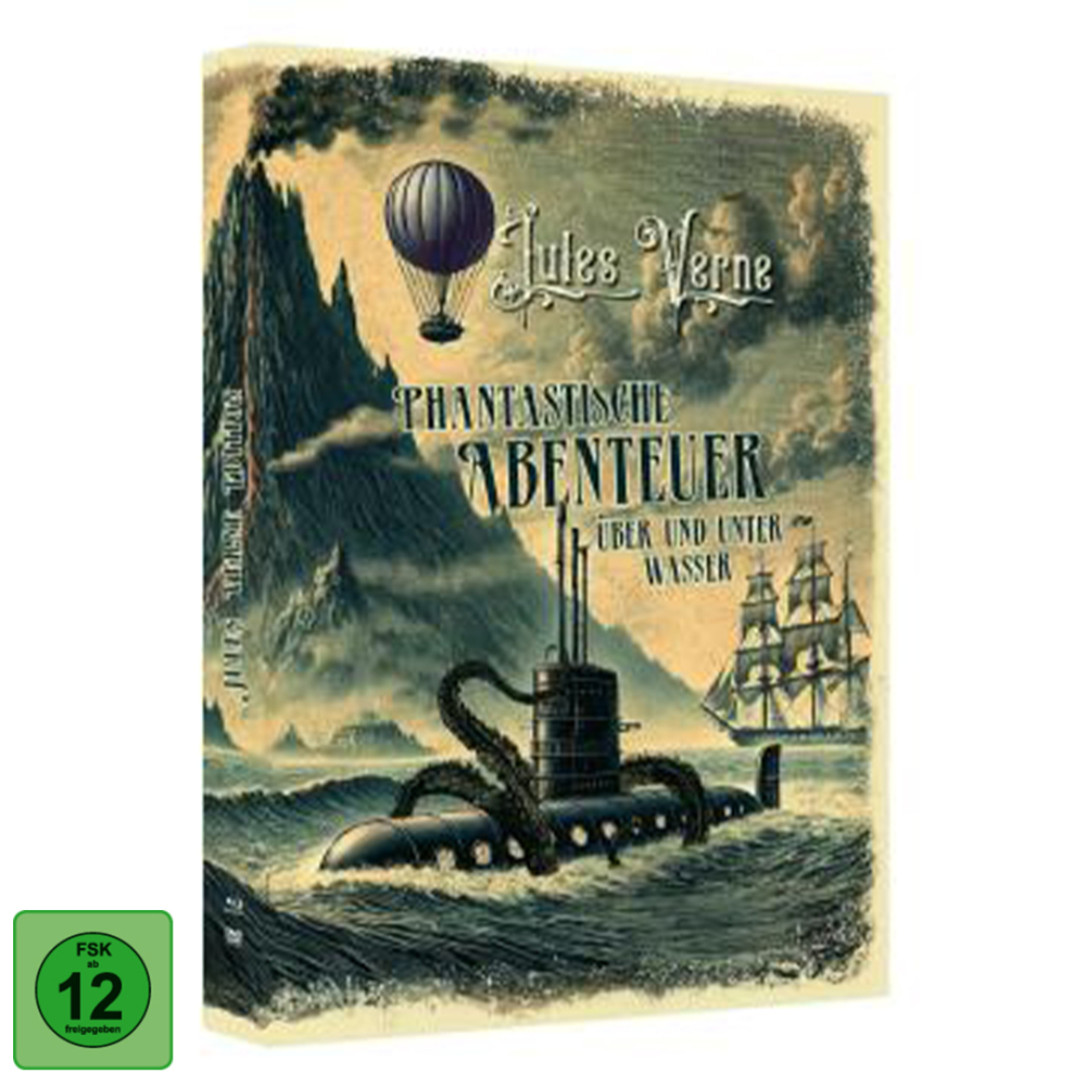 Jules Verne Edition - Phantastische Abenteuer über und unter Wasser (3-Disc-Set Blu-ray DigiPack)