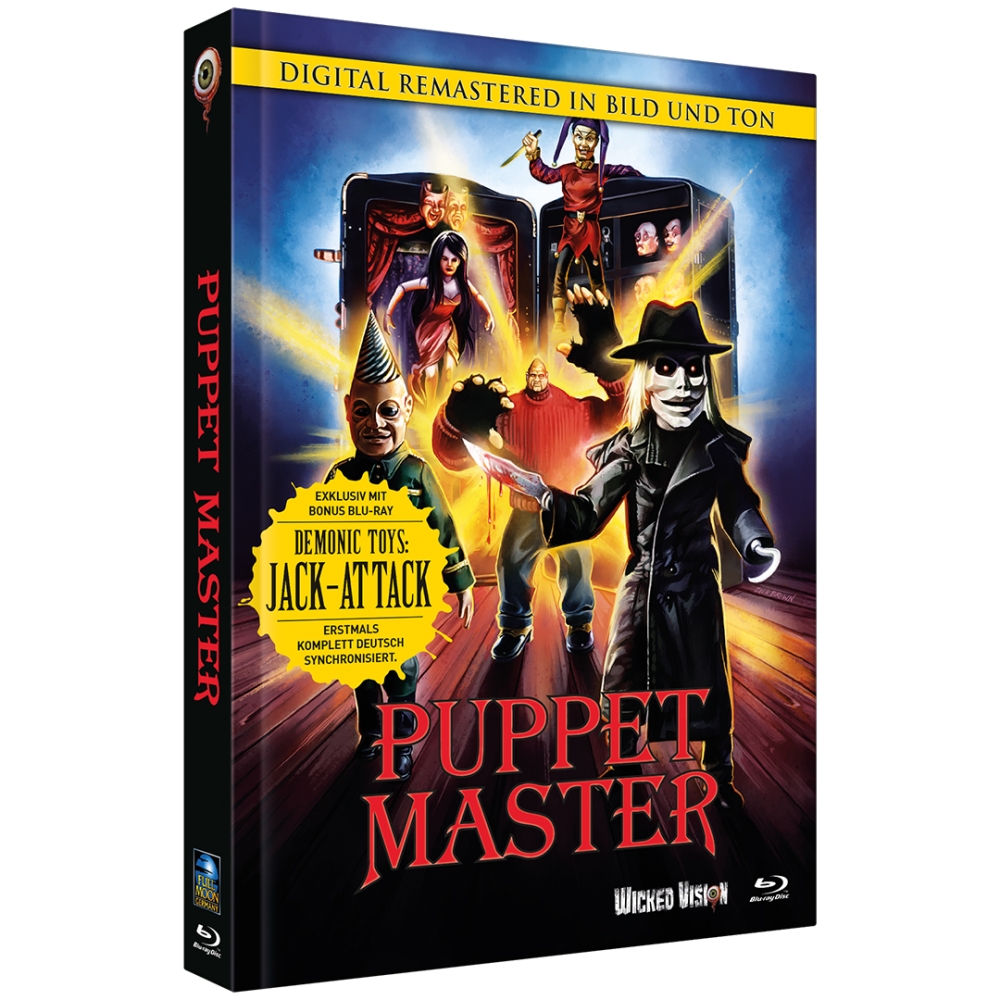 Puppet Master 1 - Unrated / Demonic Toys: Jack Attack (2-Disc Mediabook Double Feature) [Cover A, Limitiert auf 333 Stück]