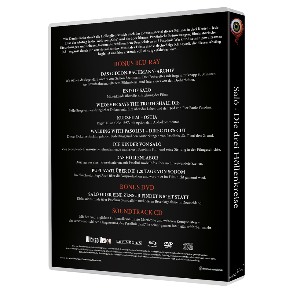 Salò oder die 120 Tage von Sodom (5-Disc Deluxe Limited Edition) [Artwork A]