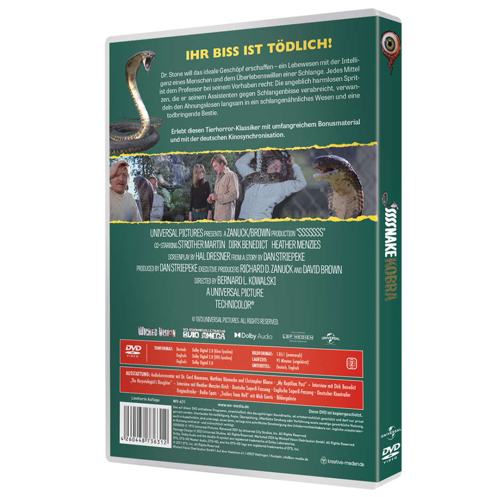 Sssssnake Kobra (Special Edition) [Blu-ray]