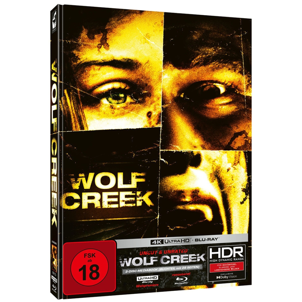 Wolf Creek | 2-Disc Mediabook, Cover B (4K Ultra HD Blu-ray + Blu-ray)